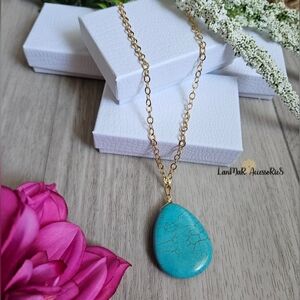 Queen Turquoise Necklace by LanMar